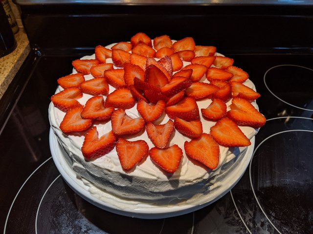 Strawberry Cream Cake