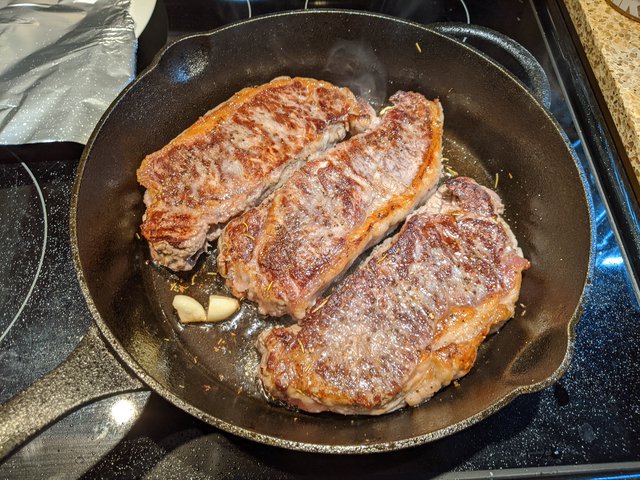 Steak Dinner With Mushroom Pan Sauce