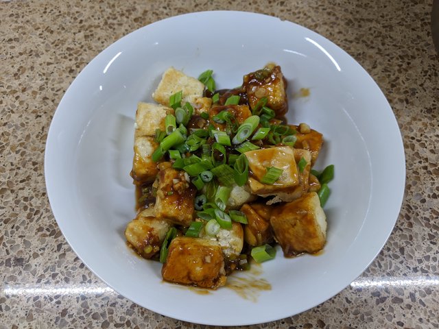 Update on Pan Fried Sesame Garlic Tofu